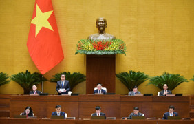 91,28% đại biểu Quốc hội bỏ phiếu thông qua Luật Các tổ chức tín dụng