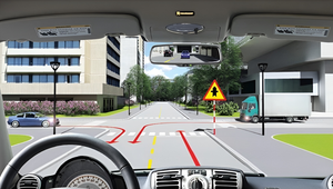 Các phương tiện giao thông đi theo thứ tự nào để đúng quy tắc?