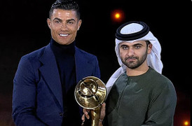 Cristiano Ronaldo giành 3 giải thưởng, vẫn trượt 'Quả bóng vàng Dubai'
