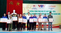 VOV miền Trung bàn giao nhà tình nghĩa, trao quà Tết Giáp Thìn cho hộ nghèo