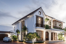 Kiểu nhà phố phong cách Indochine cho vợ chồng trẻ