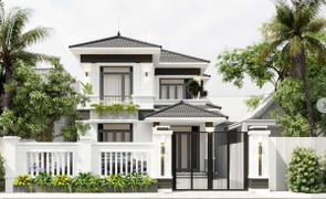 Mẫu nhà đẹp 5x20m tối ưu công năng