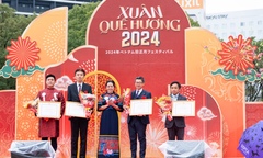 Khai mạc lễ hội 'Tết xuân quê hương 2024' tại Fukuoka, Nhật Bản
