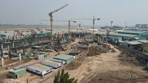 1.600 công nhân thi công xuyên Tết dự án Nhà ga T3 sân bay Tân Sơn Nhất