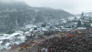 Lở đất ở Trung Quốc: Số người thiệt mạng tăng lên 20