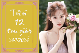 Tử vi vui 12 con giáp hôm nay ngày 24/1/2024: Thân tài hoa, Mùi chủ động 