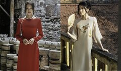 Những mẫu áo dài cách tân cho mùa cưới và đón năm mới