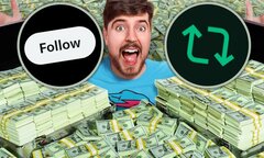 YouTuber giàu nhất thế giới tặng 10 người theo dõi hơn 6 tỷ đồng 
