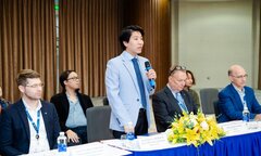 Shark Minh Beta xuất hiện tại Lễ ký kết hợp tác cùng Đại học VinUni