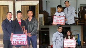 Bạn đọc VTC News ủng hộ gần 60 triệu đồng giúp đỡ 3 hoàn cảnh khó khăn ở Hà Tĩnh