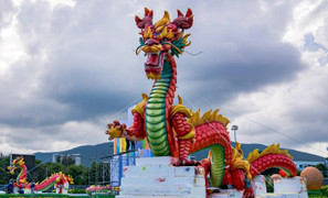 Chiêm ngưỡng vẻ oai phong của linh vật rồng ở Bình Định