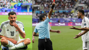 Tại sao cầu thủ Iraq phải nhận thẻ đỏ khiến đội nhà thua ngược Jordan?