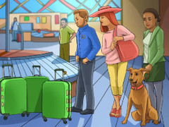 Đố bạn biết vali nào là của ai?