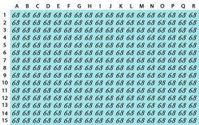 Đố bạn tìm được số 98 trong 5 giây