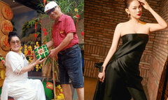 Sao Việt 1/2: NSND Trần Hiếu phong độ bên vợ trẻ, Minh Hằng nhuận sắc sau sinh