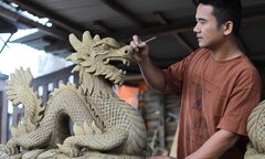 Ngắm linh vật rồng bằng gốm ở ngôi làng 500 năm tuổi trứ danh xứ Quảng