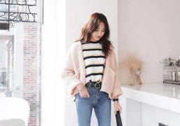 Cách diện áo cardigan xinh lung linh