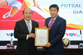 VOV hợp tác tổ chức các giải futsal Quốc gia giai đoạn 2024-2028