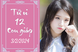 Tử vi vui 12 con giáp hôm nay ngày 3/2/2024: Tỵ cẩn thận, Ngọ cố gắng