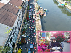 Phiên chợ hoa đặc biệt ngày giáp Tết ở TP.HCM