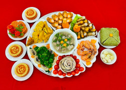 Đã mắt ngắm những mâm cỗ cúng giao thừa kỳ công khiến dân mạng trầm trồ