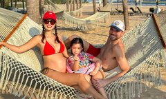 Hà Anh tự tin diện bikini, khoe bụng bầu 6 tháng