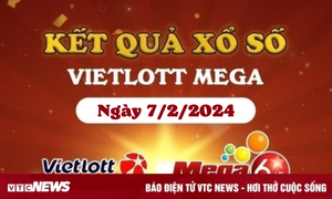 Kết quả xổ số Vietlott ngày 7/2/2024 - Vietlott Mega 6/45 7/2