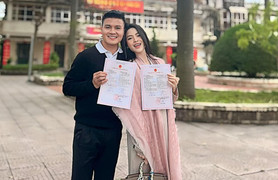 Quang Hải khoe kết hôn với Chu Thanh Huyền