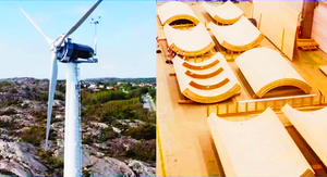 Tua bin gió bằng gỗ cao nhất thế giới đi vào hoạt động