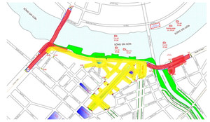 TP.HCM cấm xe vào một số tuyến đường phục vụ bắn pháo hoa đêm giao thừa