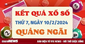 XSQNG 10/2/2024 - Kết quả xổ số Quảng Ngãi hôm nay 10/2 