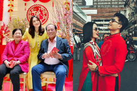 Sao Việt 11/2: Lệ Quyên đón Tết bên tình trẻ, Mỹ Tâm sum vầy cùng gia đình