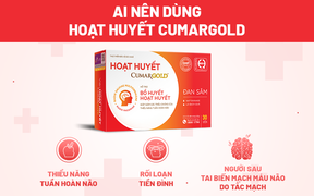 Hoạt huyết CumarGold - Hỗ trợ bổ huyết, cải thiện thiểu năng tuần hoàn não