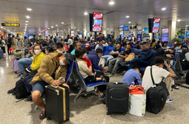 Sân bay Tân Sơn Nhất đón lượng khách lập đỉnh mới dịp Tết Giáp Thìn 2024