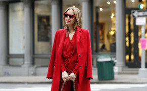 Cách diện đồ màu đỏ sang trọng và đẳng cấp