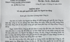 Vụ tặng quà Tết hết hạn sử dụng: Công nhân được ‘bồi thường’ 1 triệu đồng/người