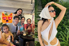 Sao Việt 21/2: Cháu gái Vũ Linh vui vẻ bên gia đình, Lan Ngọc diện biniki cắt xẻ