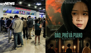 'Đào, phở và piano': Khán giả muốn xem phải ra rạp đặt vé cho ngày hôm sau 