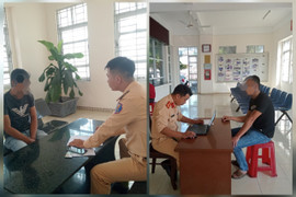 Xử phạt 2 thanh niên đầu trần lạng lách cản đường ô tô trên quốc lộ ở Phú Yên