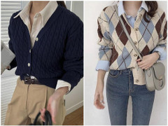 Mẹo phối đồ thông minh với áo len và sơ mi