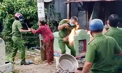 An Giang: Tấn công Công an, 5 người trong gia đình lãnh án