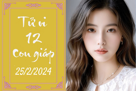 Tử vi vui 12 con giáp hôm nay ngày 25/2/2024: Sửu biết ơn, Dần cẩn thận