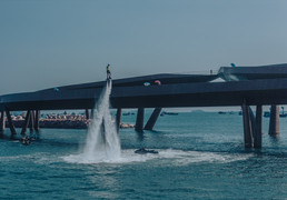 Chiêm ngưỡng màn 'đạp gió rẽ sóng' Á quân flyboard thế giới.