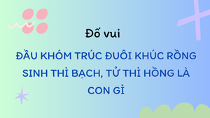 Sinh thì bạch, tử thì hồng là con gì?