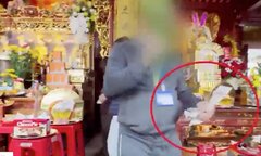 Công an xác minh nghi vấn người 'biển thủ' tiền công đức ở đền ông Hoàng Mười