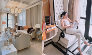 Bên trong biệt thự sang chảnh rộng gần 600m2 của 'chị đẹp' Lệ Quyên tại TP.HCM