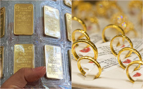 Giá vàng miếng, vàng nhẫn trong nước lập kỷ lục mới, đắt nhất từ trước đến nay