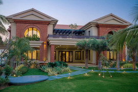 5 mẫu thiết kế nhà vườn đẹp xây bằng gạch đỏ thịnh hành nhất 2024