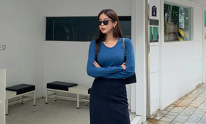 Công thức mix đồ với áo thun dài tay