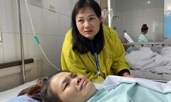 Chồng tâm thần, hai mẹ con cùng gặp nạn, nguy cơ cắt một bên chân